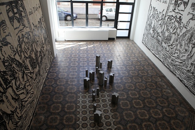 Installation view, Tulips & Roses, Brussels